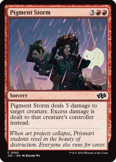 Pigment Storm Foundations Jumpstart Magic card