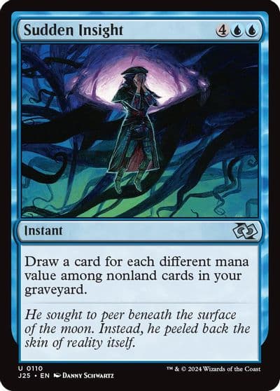 Sudden Insight Foundations Jumpstart Magic card
