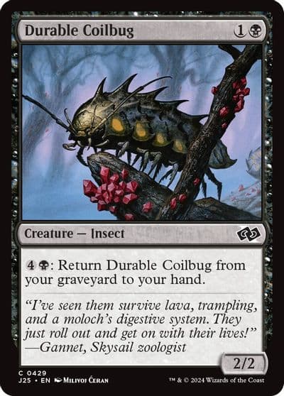Durable Coilbug Foundations Jumpstart Magic card