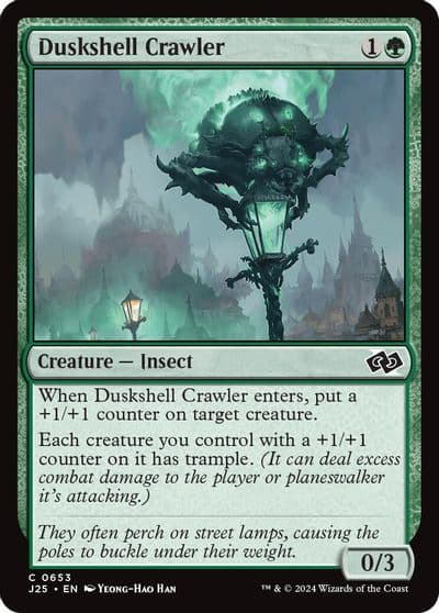 Duskshell Crawler Foundations Jumpstart Magic card