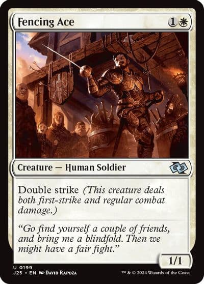 Fencing Ace Foundations Jumpstart Magic card