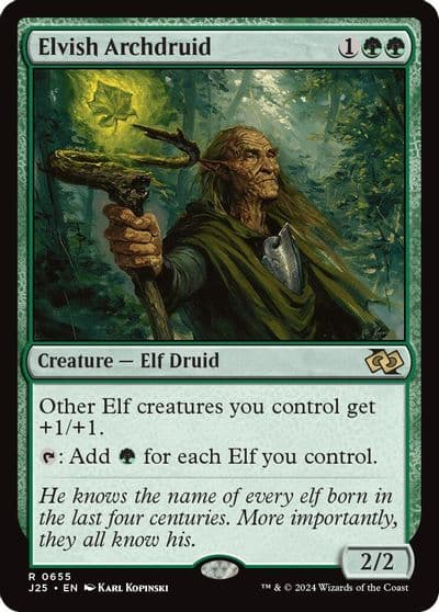 Elvish Archdruid Foundations Jumpstart Magic card
