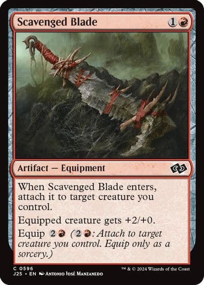 Scavenged Blade Foundations Jumpstart Magic card