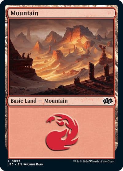 Mountain 0092 Foundations Jumpstart Magic card