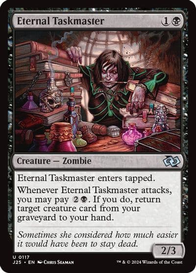 Eternal Taskmaster Foundations Jumpstart Magic card