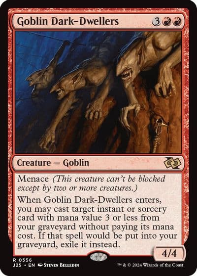 Goblin Dark Dwellers Foundations Jumpstart Magic card