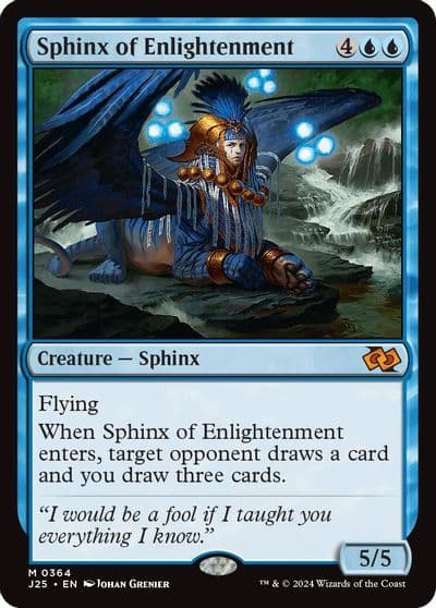 Sphinx of Enlightenment Foundations Jumpstart Magic card