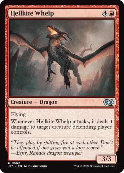 Hellkite Whelp Foundations Jumpstart Magic card