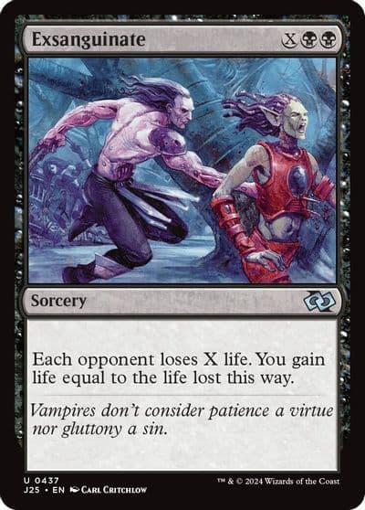 Exsanguinate Foundations Jumpstart Magic card
