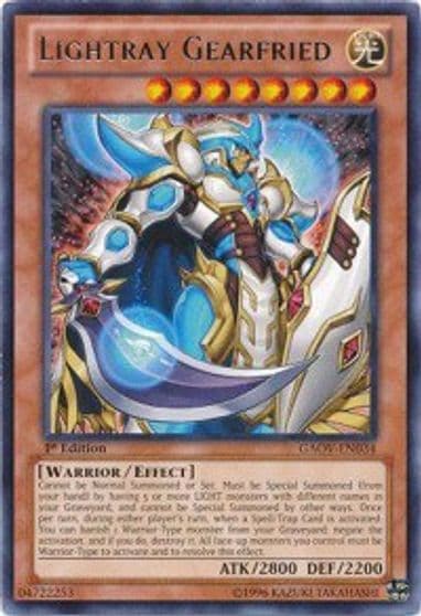 Lightray Gearfried Galactic Overlord Yu-Gi-Oh! card