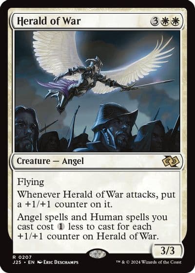 Herald of War Foundations Jumpstart Magic card