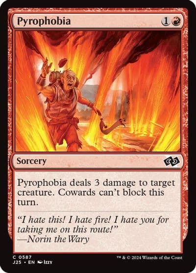 Pyrophobia Foundations Jumpstart Magic card