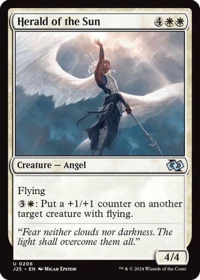 Herald of the Sun Foundations Jumpstart Magic card