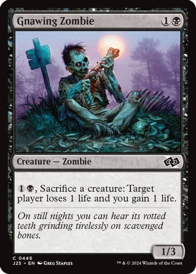 Gnawing Zombie Foundations Jumpstart Magic card