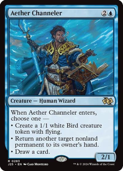 Aether Channeler Foundations Jumpstart Magic card