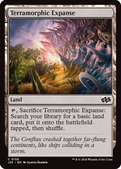 Terramorphic Expanse Foundations Jumpstart Magic card