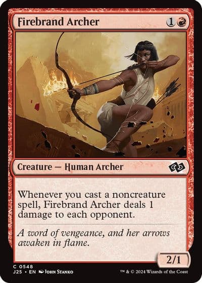 Firebrand Archer Foundations Jumpstart Magic card