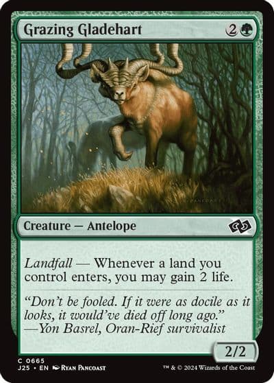Grazing Gladehart Foundations Jumpstart Magic card