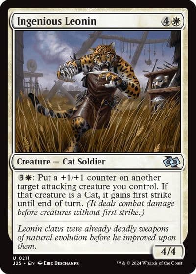 Ingenious Leonin Foundations Jumpstart Magic card