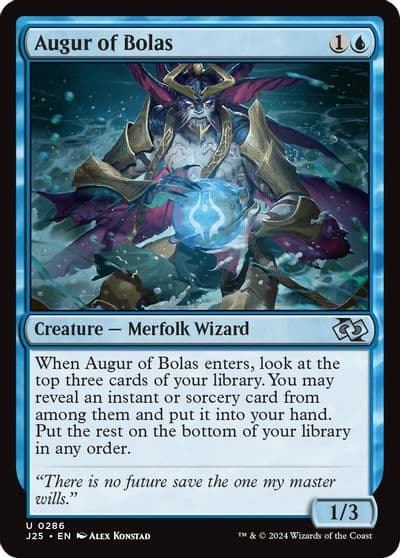 Augur of Bolas Foundations Jumpstart Magic card