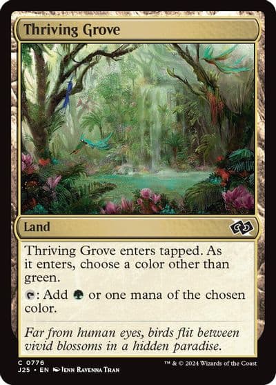 Thriving Grove Foundations Jumpstart Magic card