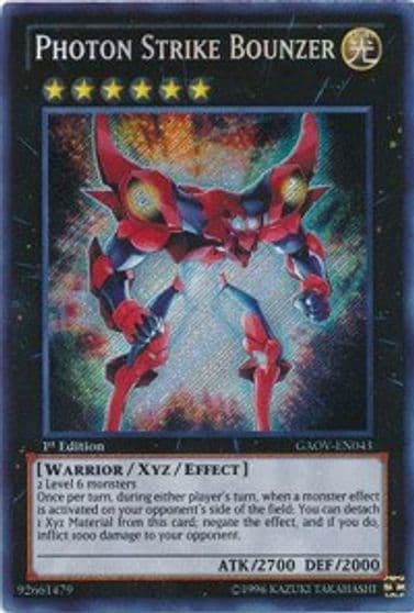 Photon Strike Bounzer Galactic Overlord Yu-Gi-Oh! card