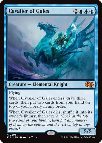 Cavalier of Gales Foundations Jumpstart Magic card