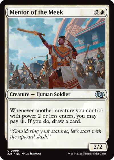Mentor of the Meek Foundations Jumpstart Magic card