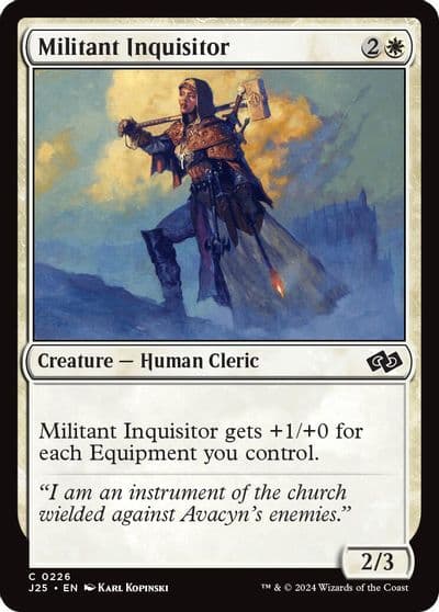 Militant Inquisitor Foundations Jumpstart Magic card