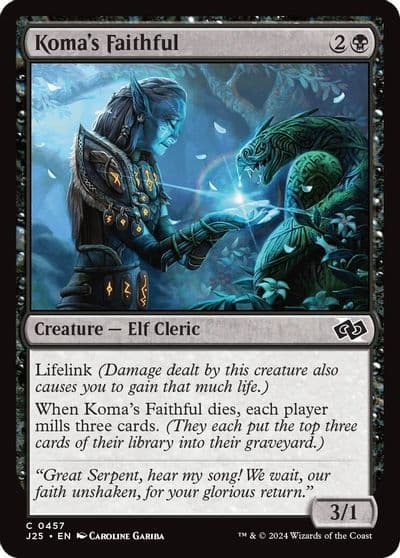 Komas Faithful Foundations Jumpstart Magic card