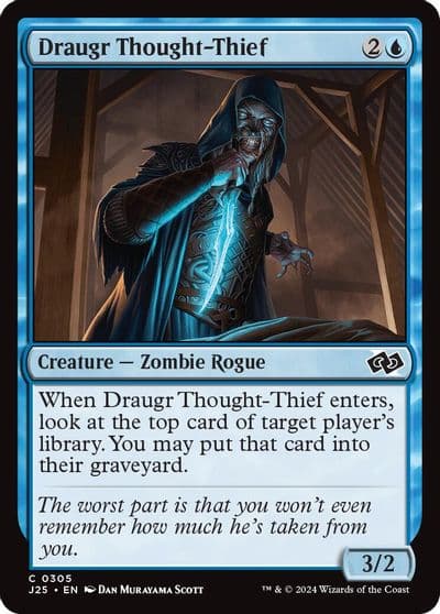 Draugr Thought Thief Foundations Jumpstart Magic card