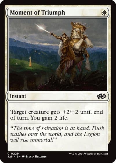 Moment of Triumph Foundations Jumpstart Magic card