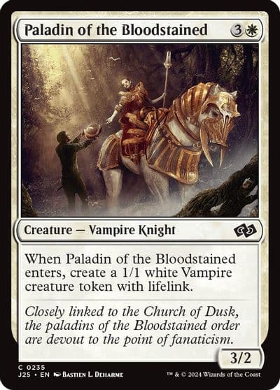 Paladin of the Bloodstained Foundations Jumpstart Magic card