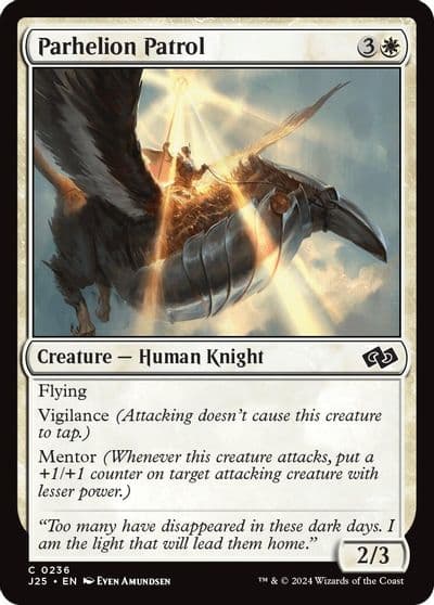 Parhelion Patrol Foundations Jumpstart Magic card
