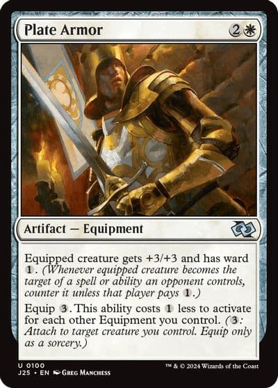 Plate Armor Foundations Jumpstart Magic card