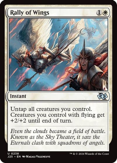 Rally of Wings Foundations Jumpstart Magic card