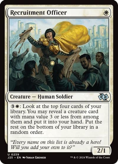 Recruitment Officer Foundations Jumpstart Magic card