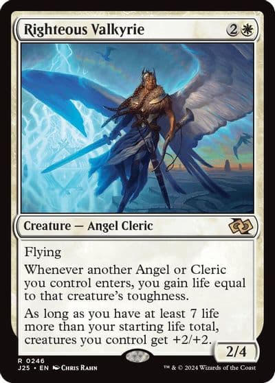 Righteous Valkyrie Foundations Jumpstart Magic card