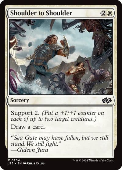 Shoulder to Shoulder Foundations Jumpstart Magic card