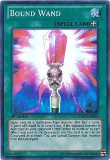 Bound Wand Galactic Overlord Yu-Gi-Oh! card