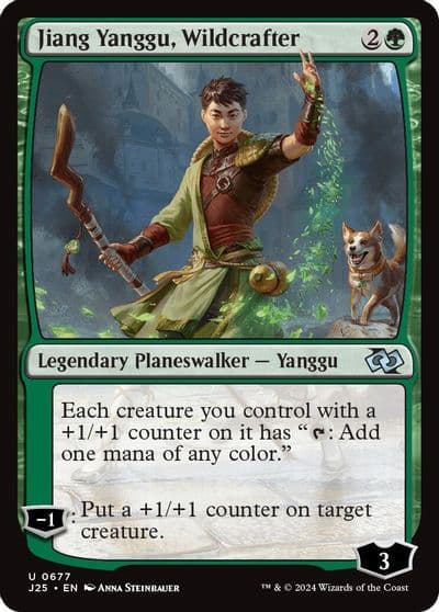 Jiang Yanggu Wildcrafter Foundations Jumpstart Magic card