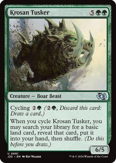 Krosan Tusker Foundations Jumpstart Magic card