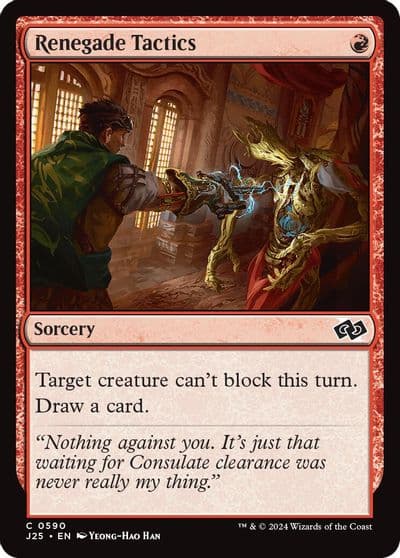 Renegade Tactics Foundations Jumpstart Magic card