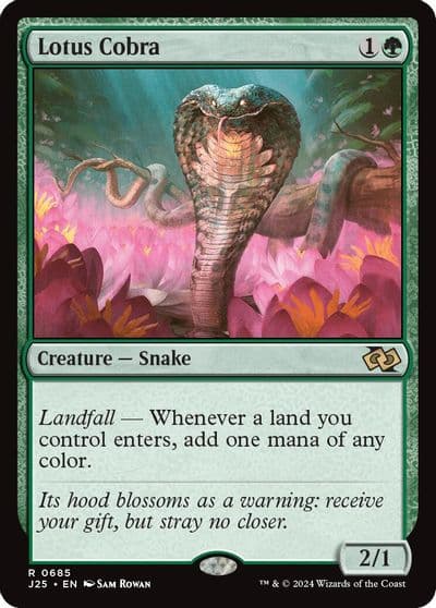 Lotus Cobra Foundations Jumpstart Magic card