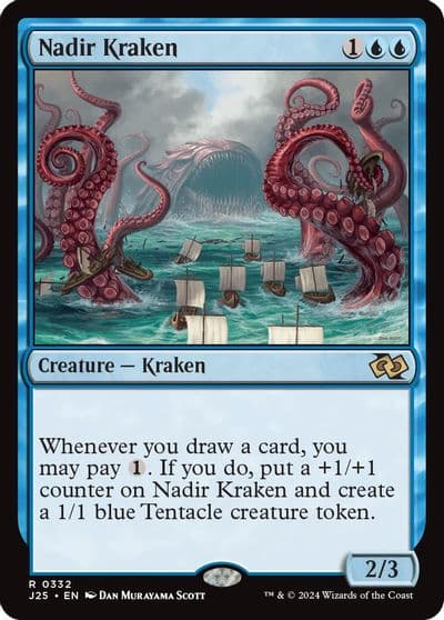 Nadir Kraken Foundations Jumpstart Magic card