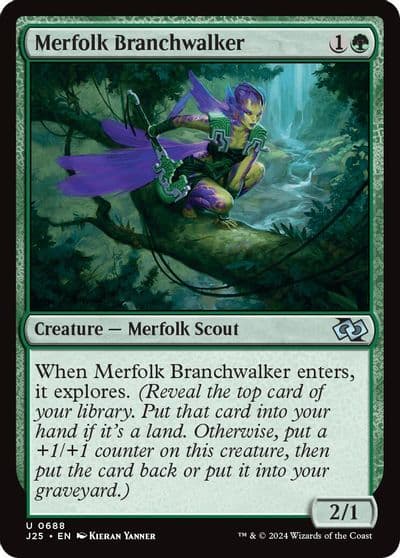 Merfolk Branchwalker Foundations Jumpstart Magic card