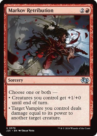 Markov Retribution Foundations Jumpstart Magic card