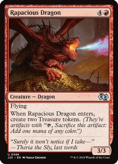Rapacious Dragon Foundations Jumpstart Magic card
