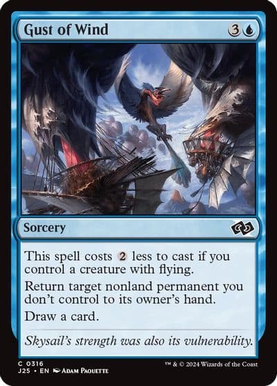 Gust of Wind Foundations Jumpstart Magic card