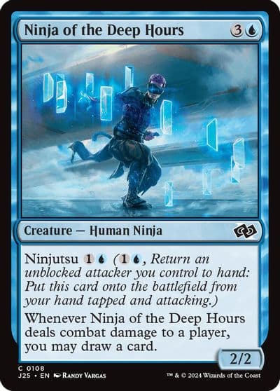 Ninja of the Deep Hours Foundations Jumpstart Magic card